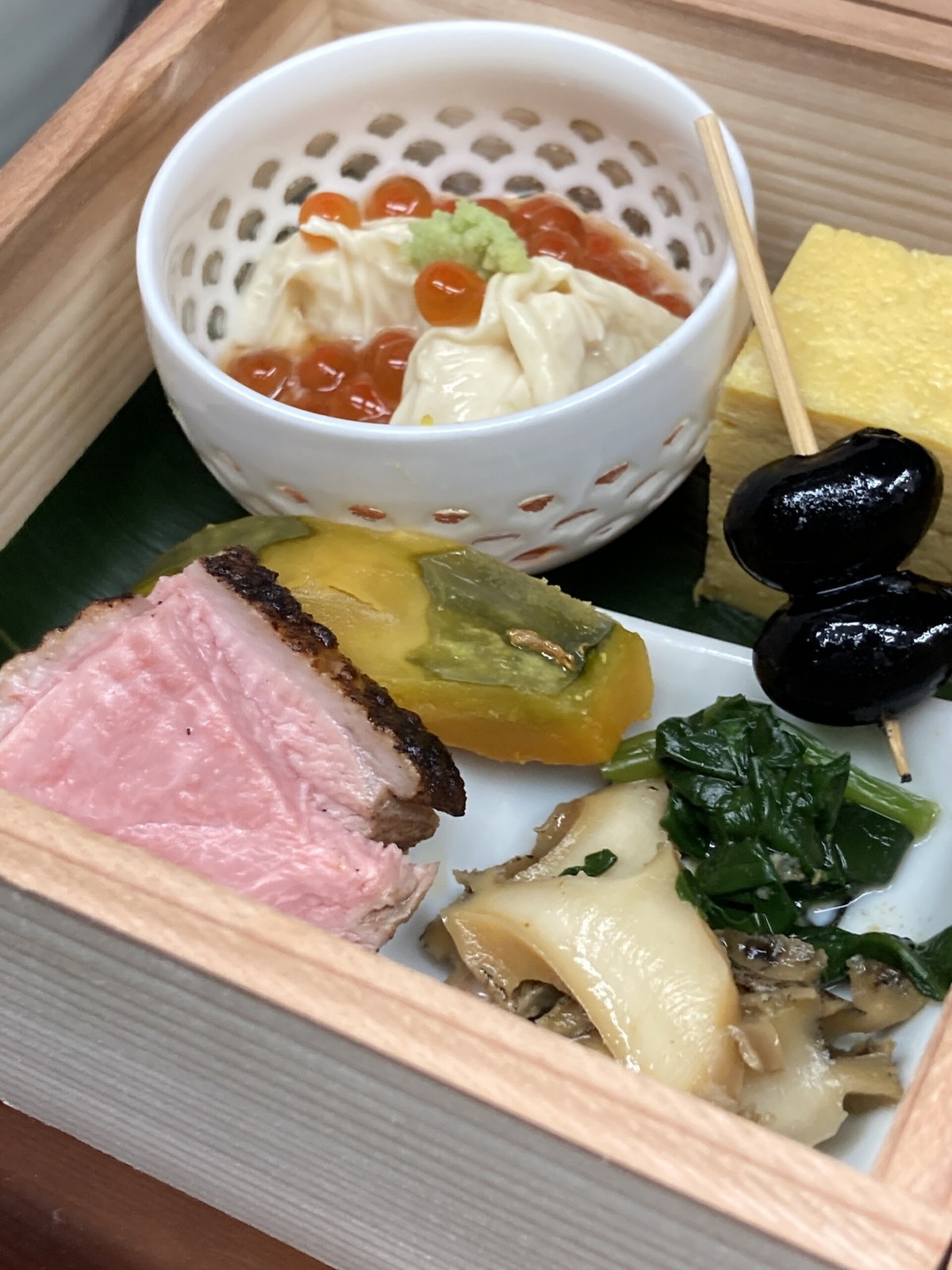 八寸 いくらと湯葉